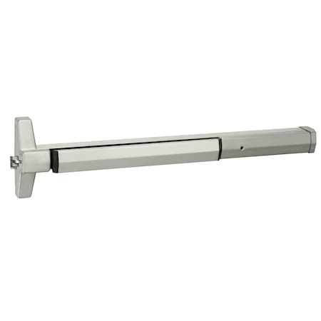 Yale Exit Device, Satin Stainless Steel, Rim Exit Devices, 7000 Series Pushpad Exit Devices 7250-36-630